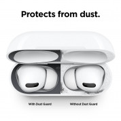 Elago AirPods Pro Dust Guard - комплект метални предпазители против прах за Apple AirPods Pro (тъмносив-мат) 2