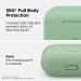 Elago Airpods Original Hang Silicone Case - силиконов калъф с карабинер за Apple Airpods Pro (светлозелен) 3