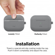 Elago Airpods Original Hang Silicone Case Apple Airpods Pro (medium grey) 3