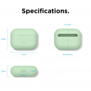 Elago Airpods Original Basic Silicone Case - силиконов калъф за Apple Airpods Pro (светлозелен) 5