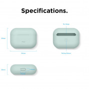 Elago Airpods Original Basic Silicone Case - силиконов калъф за Apple Airpods Pro (светлосин) 5