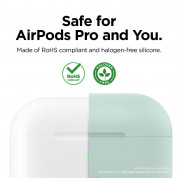Elago Airpods Original Basic Silicone Case - силиконов калъф за Apple Airpods Pro (светлосин) 1