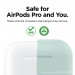 Elago Airpods Original Basic Silicone Case - силиконов калъф за Apple Airpods Pro (светлосин) 2
