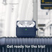 Elago AirPods Pro Suitcase - удароустойчив силиконов калъф с карабинер за Apple Airpods Pro (тъмносин) 5