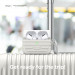 Elago AirPods Pro Suitcase - удароустойчив силиконов калъф с карабинер за Apple Airpods Pro (бял) 5