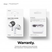 Elago Airpods Pro Secure Fit - антибактериални силиконови калъфчета за Apple Airpods Pro (4 броя) (бял-сив) 5