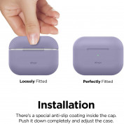 Elago Airpods Original Basic Silicone Case Apple Airpods Pro (lavender gray) 4
