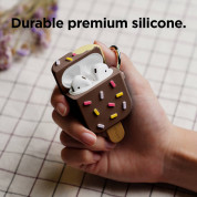 Elago Airpods Ice Cream Design Silicone Case (chocolate) 4