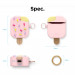 Elago Airpods Ice Cream Design Silicone Case - силиконов калъф с карабинер за Apple Airpods и Apple Airpods 2 (розов)  8
