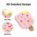 Elago Airpods Ice Cream Design Silicone Case - силиконов калъф с карабинер за Apple Airpods и Apple Airpods 2 (розов)  6