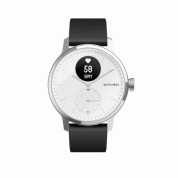 Withings Scanwatch (42mm) - луксозен умен часовник, следящ сърдечния ритъм, дневната и нощната ви физическа активност (бял)