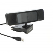 4smarts Universal Webcam 1080p - домашна уеб видеокамера 1080p FHD с микрофон (черен) 3