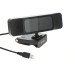 4smarts Universal Webcam 1080p - домашна уеб видеокамера 1080p FHD с микрофон (черен) 4