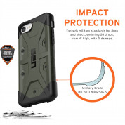 Urban Armor Gear Pathfinder Case - удароустойчив хибриден кейс за iPhone SE (2022), iPhone SE (2020), iPhone 8, iPhone 7, iPhone 6S, iPhone 6 (зелен) 3