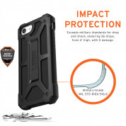Urban Armor Gear Monarch Case - удароустойчив хибриден кейс за iPhone SE (2020) (черен) 3