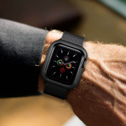 SwitchEasy Odyssey Case - удароустойчив хибриден кейс за Apple Watch 44мм (черен) 4