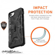 Urban Armor Gear Pathfinder Case - удароустойчив хибриден кейс за iPhone SE (2020), iPhone 8, iPhone 7, iPhone 6S, iPhone 6 (черен-камуфлаж) 3