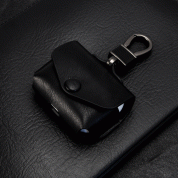 SwitchEasy Wrap AirPods Pro Leather Case - кожен калъф за Apple AirPods Pro (черен)  4