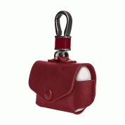 SwitchEasy Wrap AirPods Pro Leather Case - кожен калъф за Apple Airpods Pro (червен) 