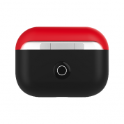 SwitchEasy Colors Duo Caps Case - силиконов калъф за Apple Airpods Pro (черен-червен)  2