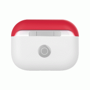 SwitchEasy Colors Duo Caps Case - силиконов калъф за Apple Airpods Pro (бял-червен)  2