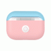 SwitchEasy Colors Duo Caps Case - силиконов калъф за Apple Airpods Pro (розов-светлосин)  3