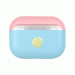 SwitchEasy Colors Duo Caps Case - силиконов калъф за Apple Airpods Pro (светлосин-розов) 3