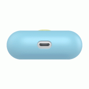 SwitchEasy Colors Duo Caps Case - силиконов калъф за Apple Airpods Pro (светлосин-розов) 4