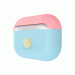 SwitchEasy Colors Duo Caps Case - силиконов калъф за Apple Airpods Pro (светлосин-розов) 1