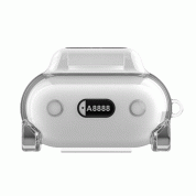 SwitchEasy MoveBuddy AirPods Case - силиконов калъф за Apple Airpods и Apple Airpods 2 with Wireless Charging Case (прозрачен)  1