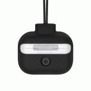 SwitchEasy ColorBuddy AirPods Pro Case - силиконов калъф с лента за врата за Apple Airpods Pro (черен) 