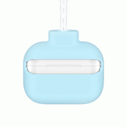 SwitchEasy ColorBuddy AirPods Pro Case - силиконов калъф с лента за врата за Apple Airpods Pro (светлосин)  1