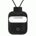 SwitchEasy ColorBuddy AirPods Case - силиконов калъф с лента за врата за Apple Airpods и Apple Airpods 2 with Wireless Charging Case (черен)  3