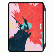 SwitchEasy CoverBuddy Case - поликарбонатов кейс (с отделение за Apple Pencil 2) за iPad Pro 12.9 (2018) (съвместим с Apple Smart Keyboard, Smart Folio) (черен) 1