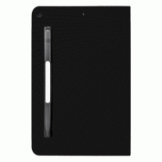SwitchEasy CoverBuddy Folio Case - кожен кейс с поставка и отделение за Apple Pencil за iPad 9 (2021), iPad 8 (2020), iPad 7 (2019) (черен) 3