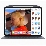 SwitchEasy CoverBuddy Case - поликарбонатов кейс (с отделение за Apple Pencil 2) за iPad Pro 11 (2018) (съвместим с Apple Smart Keyboard, Magic Keyboard, Smart Folio) (тъмносив) 2