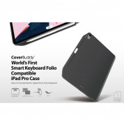 SwitchEasy CoverBuddy Case - поликарбонатов кейс (с отделение за Apple Pencil 2) за iPad Pro 11 (2018) (съвместим с Apple Smart Keyboard, Magic Keyboard, Smart Folio) (бял) 2