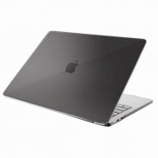 Uniq Husk Pro Case - предпазен поликарбонатов кейс за MacBook Pro 15 Touch Bar (модели от 2016 до 2020 година) (тъмносив)