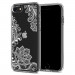 Spigen Ciel White Mandala Case - дизайнерски удароустойчив кейс за iPhone SE (2022), iPhone SE (2020), iPhone 8, iPhone 7 (прозрачен) 1