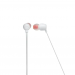 JBL T115 BT Wireless In-ear Headphones - безжични bluetooth слушалки с микрофон за мобилни устройства (бял)  2