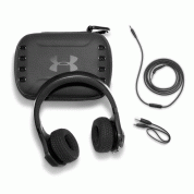 JBL UA Sport Wireless Train - безжични спортни bluetooth слушалки за мобилни устройства (черен-червен)  6