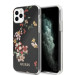 Guess Flower Collection Case 04 - дизайнерски кейс с висока защита за iPhone 11 Pro Max (черен) 1