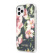 Guess Flower Collection Case 03 - дизайнерски кейс с висока защита за iPhone 11 Pro Max (черен) 3