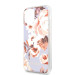 Guess Flower Collection Case 02 - дизайнерски кейс с висока защита за iPhone 11 Pro Max (бял) 3