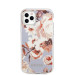 Guess Flower Collection Case 02 - дизайнерски кейс с висока защита за iPhone 11 Pro Max (бял) 4