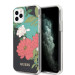 Guess Flower Collection Case 01 - дизайнерски кейс с висока защита за iPhone 11 Pro Max (черен) 1