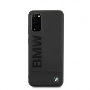 BMW Signature Genuine Leather Soft Case for Samsung Galaxy S20 (black) 4
