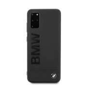BMW Signature Genuine Leather Soft Case - кожен кейс (естествена кожа) за Samsung Galaxy S20 Plus (черен) 4