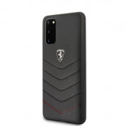 Ferrari Heritage Quilted Leather Hard Case for Samsung Galaxy S20 (black) 1