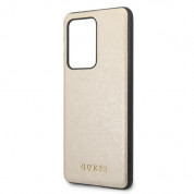 Guess Iridescent Leather Hard Case for Samsung Galaxy S20 Ultra (gold) 2